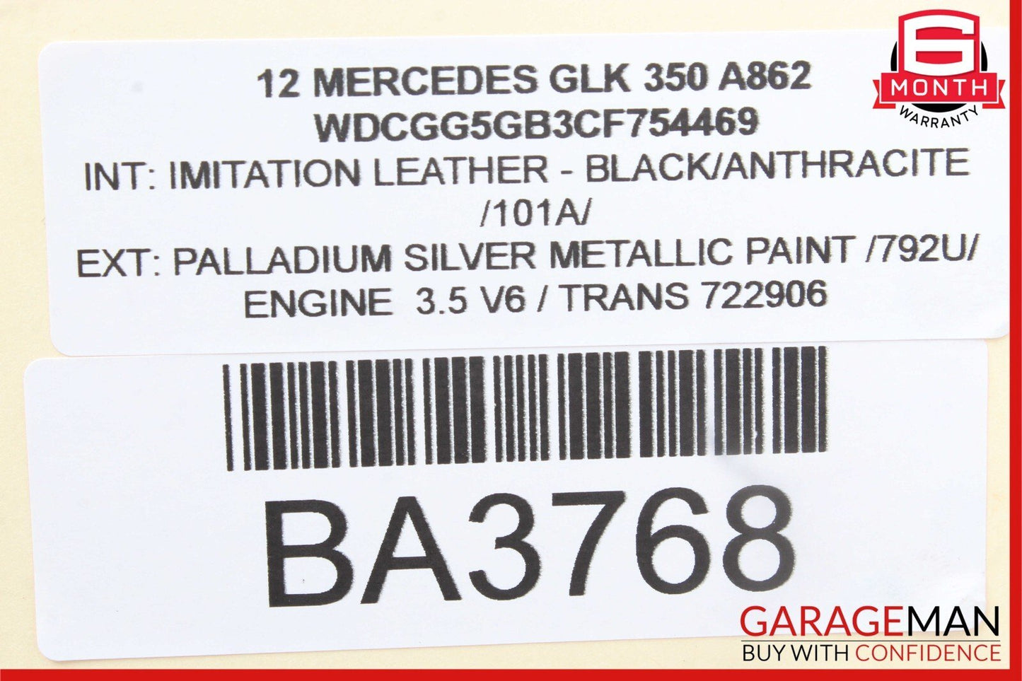 08-20 Mercedes GLK350 SLK350 C250 Front Left Side Door Lock Latch Actuator OEM