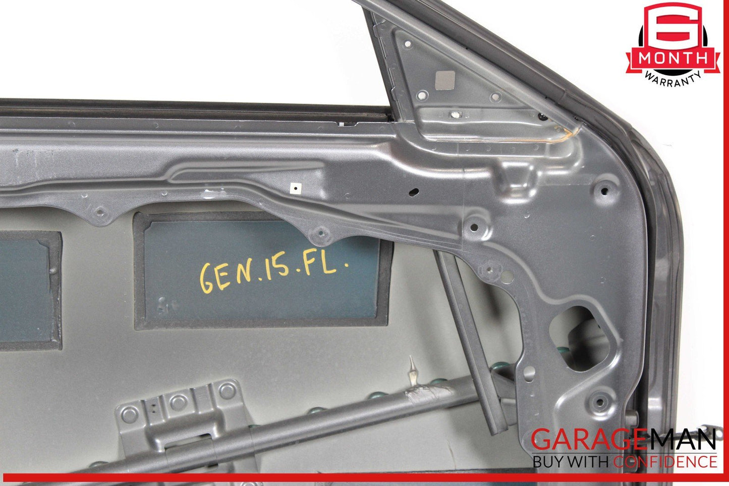15-20 Genesis G80 Front Left Driver Side Exterior Door Shell Frame Panel OEM