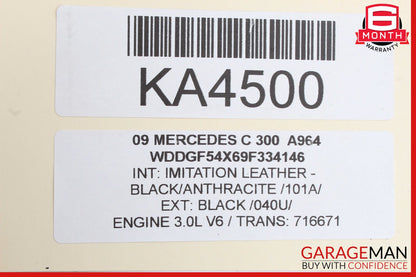 08-14 Mercedes W204 C350 C250 Rear Right Side Door Lock Latch Actuator OEM