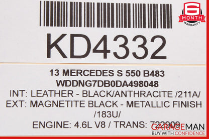 07-13 Mercedes W221 S550 S400 Door Corner Speaker Left Driver Black OEM