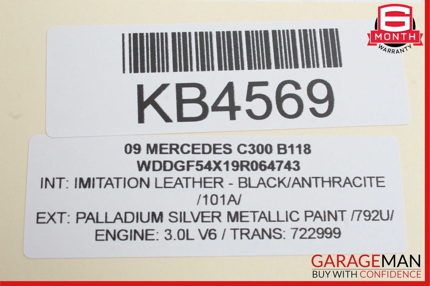 08-14 Mercedes W204 C300 Front Left Side Door Panel Tweeter Speaker Trim Cover