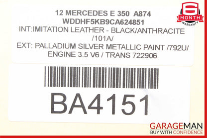 08-18 Mercedes W212 E350 C300 CLS550 Rear Left Side Door Control Module OEM