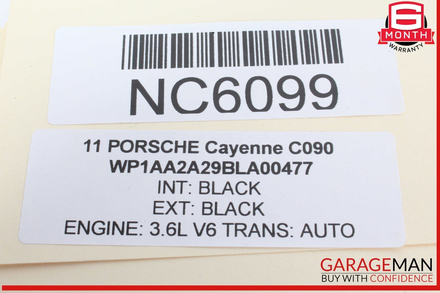11-14 Porsche Cayenne 958 Rear Right Side Outer Taillight Tail Light Lamp OEM