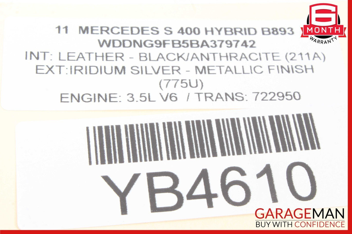 10-13 Mercedes W221 S400 S600 Steering Column Control Switches Assembly Brown