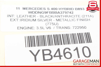 10-13 Mercedes W221 S400 S600 Steering Column Control Switches Assembly Brown