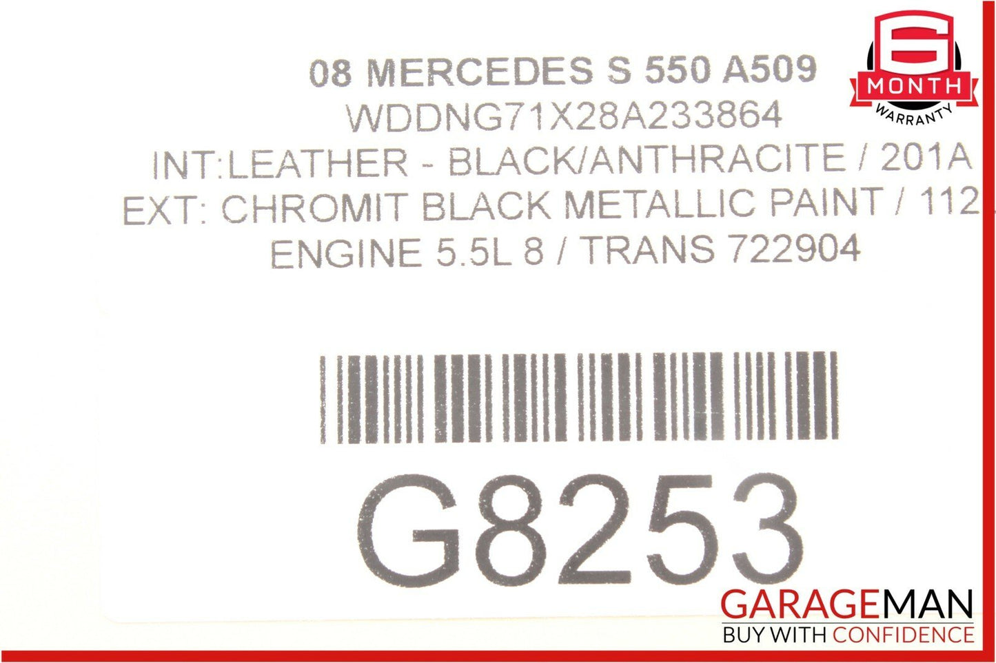07-13 Mercedes S550 S63 AMG Rear Right / Left Side Door Control Module Unit