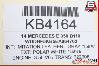 10-16 Mercedes W212 E550 E400 E350 Front Left Door Panel Tweeter Speaker Cover