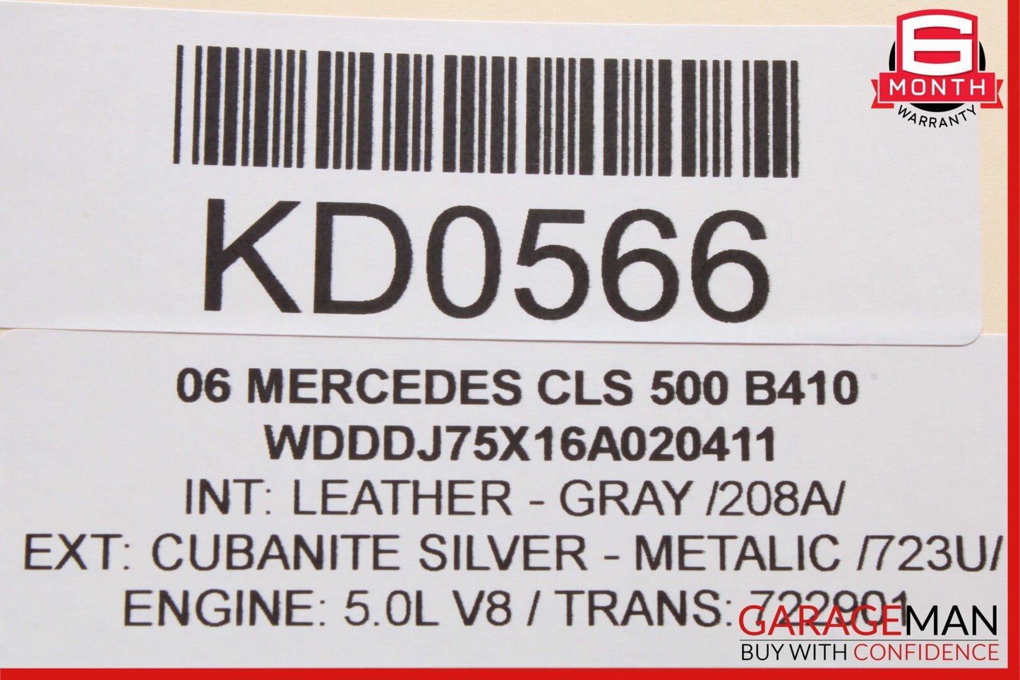 06-11 Mercedes W219 CLS500 CLS550 Rear Right Side Door Control Module OEM