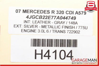 06-09 Mercedes R320 GL450 ML350 Tire Pressure Control Module 1645403762 OEM