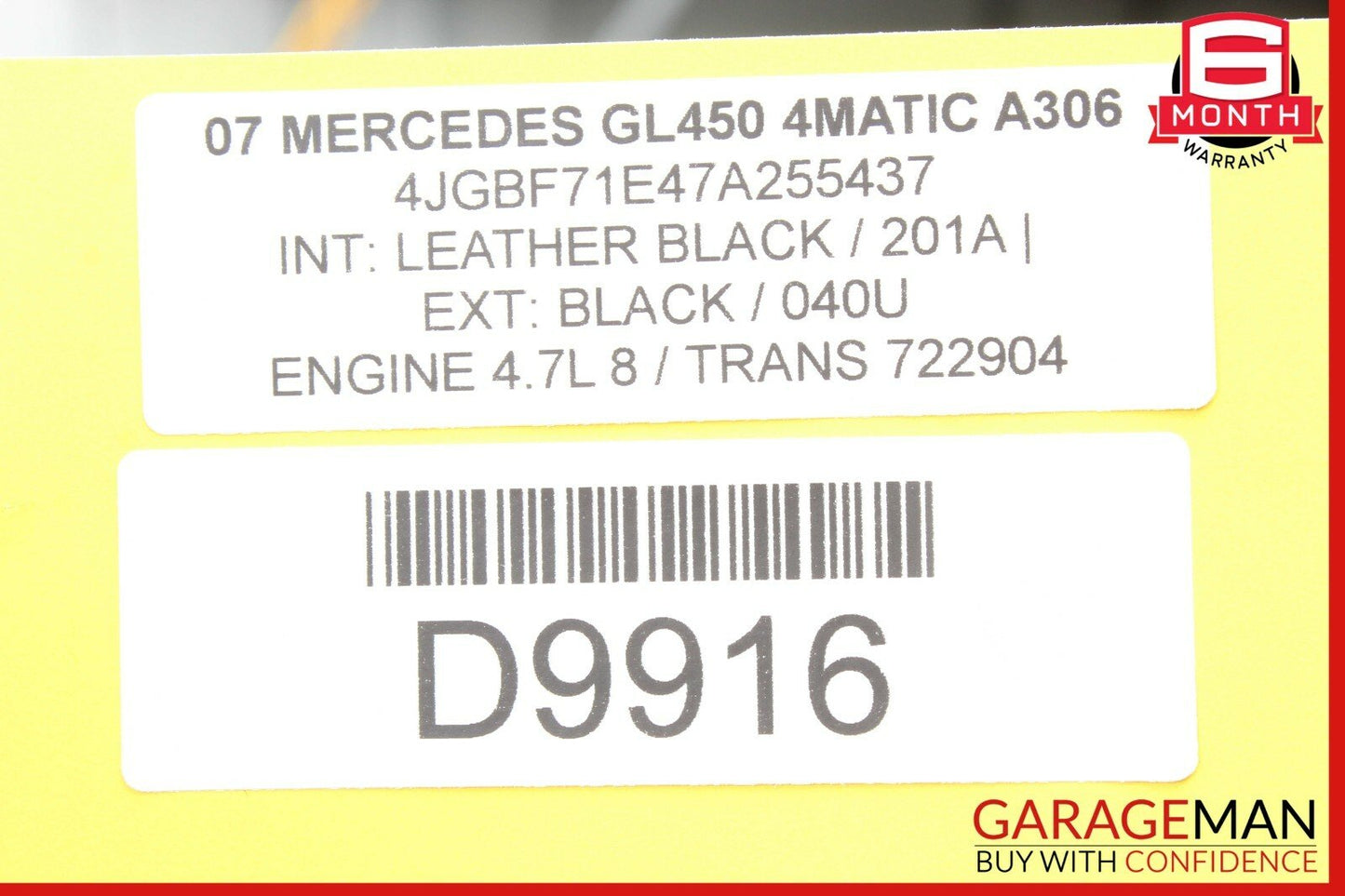 03-11 Mercedes X164 GL450 CLS550 ML550 Front Right Side Seat Control Module OEM