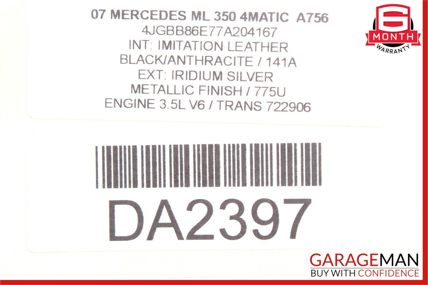 06-12 Mercedes X164 GL450 ML550 GL550 Front Right Passenger Axle Shaft OEM
