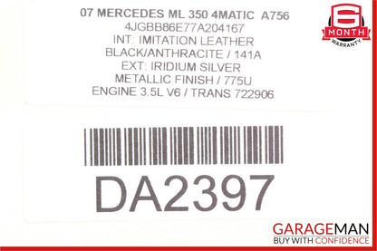06-12 Mercedes X164 GL450 ML550 GL550 Front Right Passenger Axle Shaft OEM