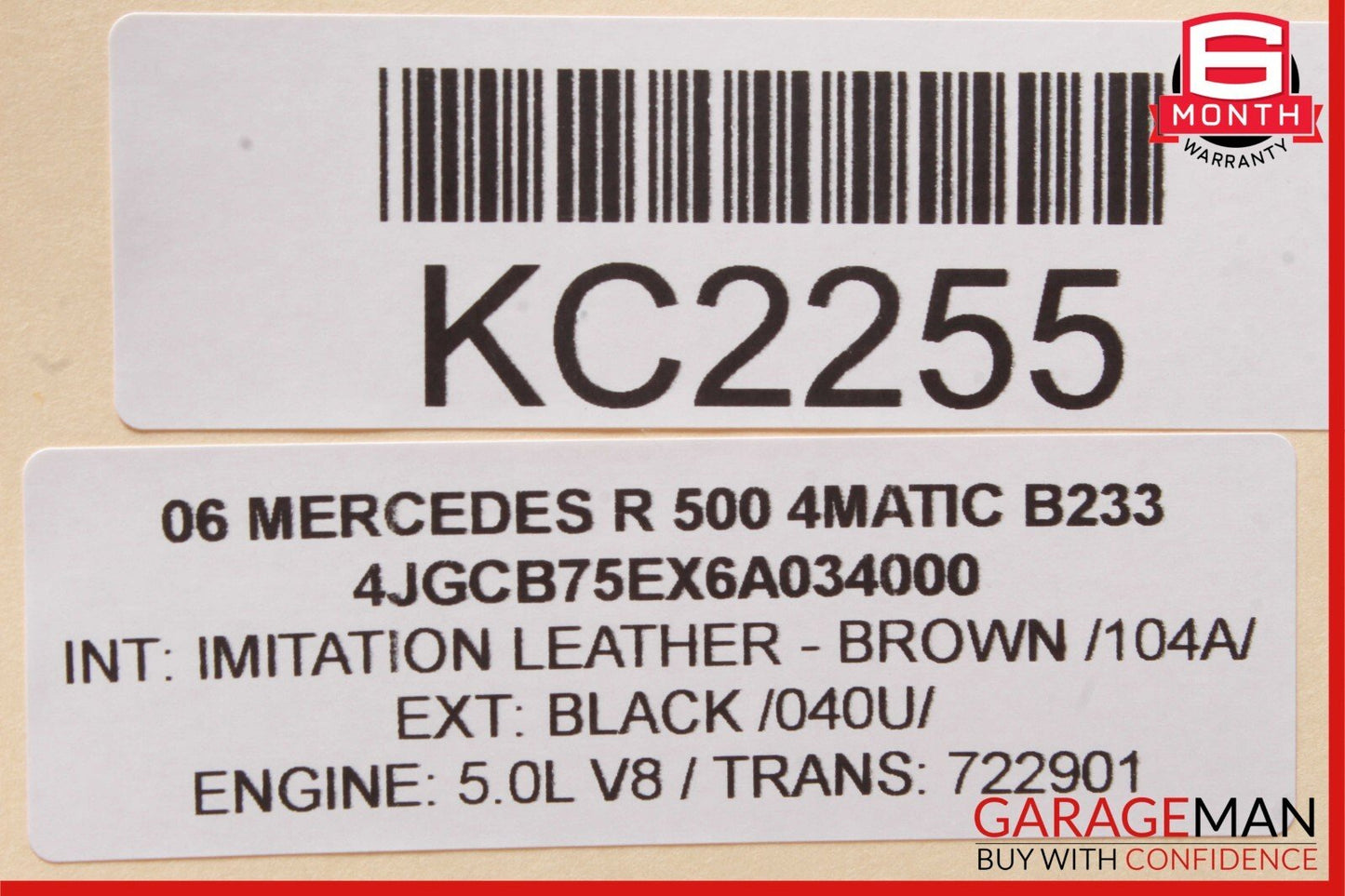 06-13 Mercedes W251 R350 R500 Rear Left Side Quarter Sound Audio Speaker OEM