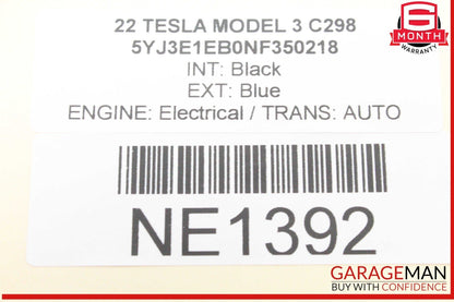 17-23 Tesla Model 3 Front Left Driver Side Window Regulator Motor 403115D OEM
