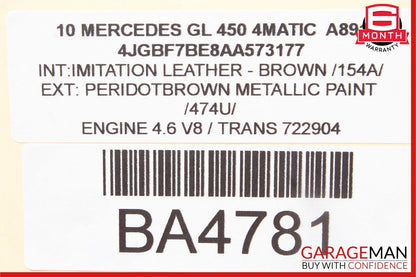 06-12 Mercedes X164 GL350 GL450 ML350 ML550 Keyless Go Control Module Unit OEM