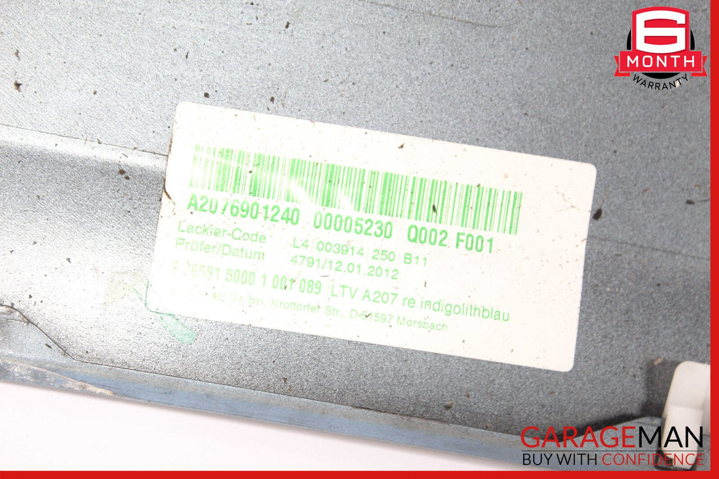 11-17 Mercedes W207 E350 Convertible Base Right Side Rocker Panel Side Skirt OEM