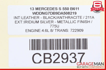 12-18 Mercedes S550 GL450 Front Right / Left Engine Timing Chain Cover Plate