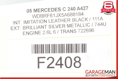 01-07 Mercedes W203 C240 C320 Rear Right Door Control Module OEM