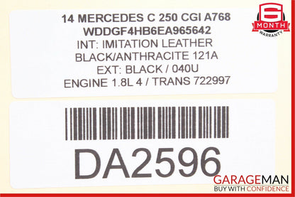 08-15 Mercedes W204 C250 Front Right Passenger Side Seat Control Adjust Switch