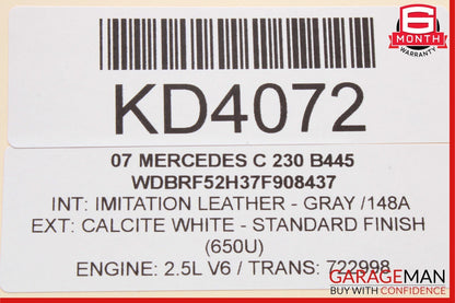 05-07 Mercedes W203 C230 C55 Dash Door Lock Hazard Light Control Switch Walnut