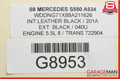 07-13 Mercedes W221 S350 S550 Front Right Passenger Side Seat Controller Module