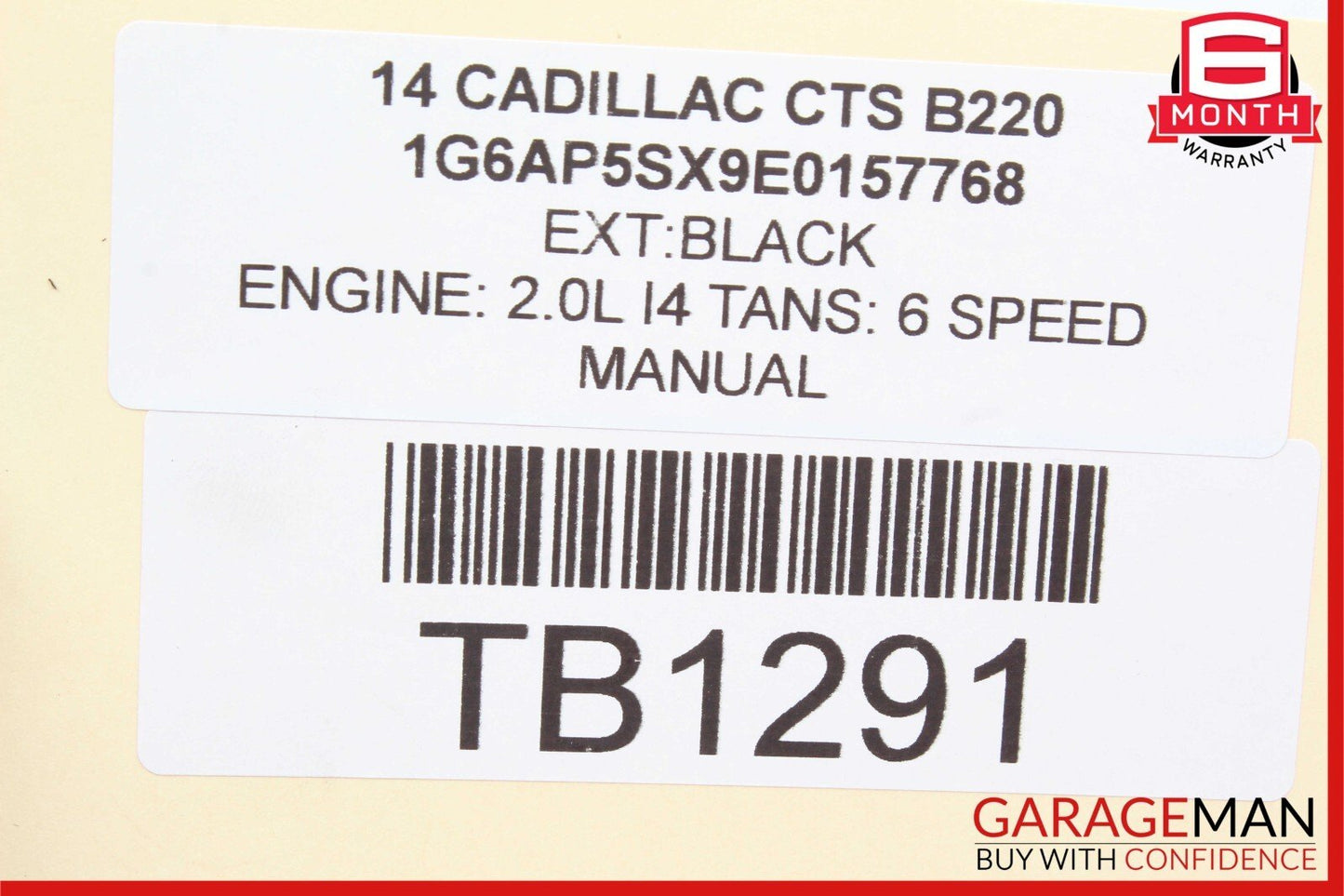 14-19 Cadillac CTS Rear Right Passenger Side Suspension Upper Control Arm