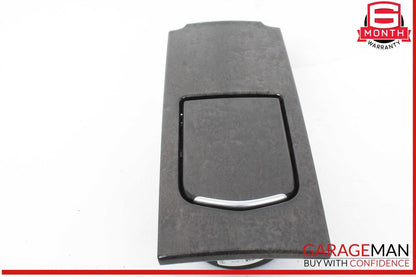 10-16 Porsche Panamera 970 Rear Ash Tray Ashtray Cup Holder Trim Wood OEM