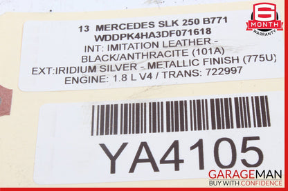 12-15 Mercedes R172 SLK250 C250 1.8L Engine Starter Motor 0051513901 OEM