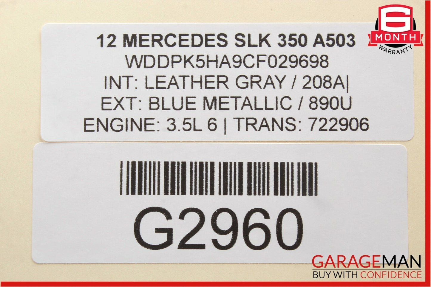 12-14 Mercedes SLK350 C250 CLS500 Sirius Satellite Radio Receiver Control Module