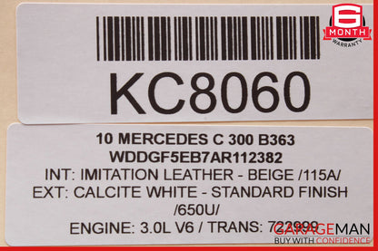 08-14 Mercedes W204 C300 C250 E550 Front Left Door Lock Latch Actuator OEM