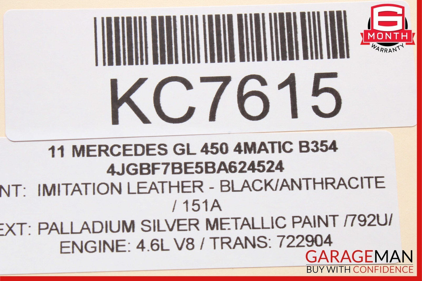 06-13 Mercedes X164 GL450 ML350 Front Left Side Exterior Door Handle OEM