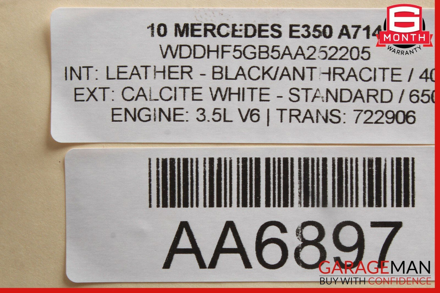 10-16 Mercedes W212 E500 Front Left RWD Lower Wishbone Control Arm OEM
