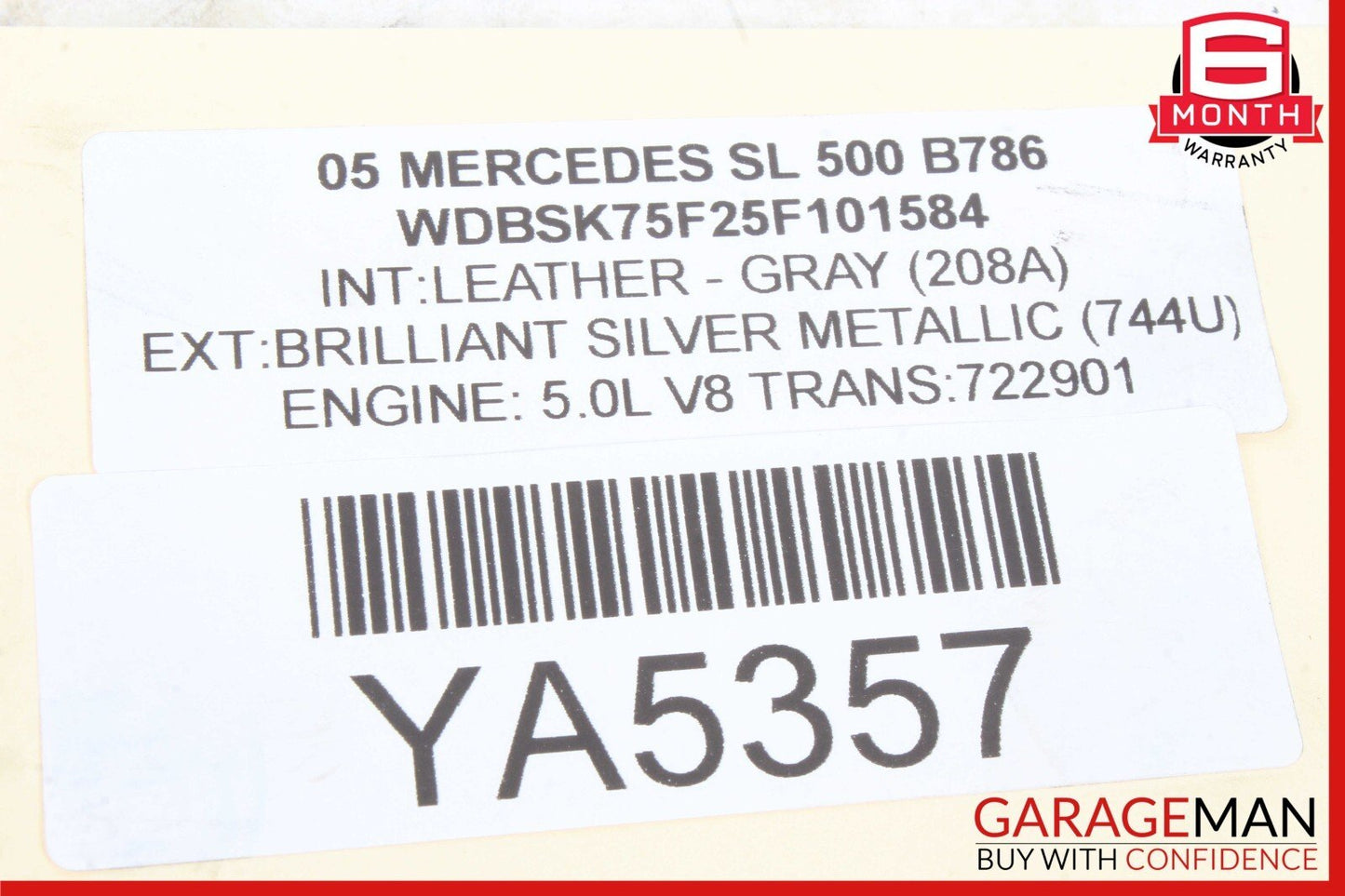 03-12 Mercedes R230 SL55 AMG Rear Left Side Wheel Spindle Knuckle Hub Bearing