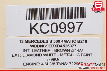 07-14 Mercedes W216 CL550 S550 AC A/C Climate Control Switch Dual Zone OEM