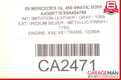06-19 Mercedes X164 GL450 R350 Rear Glass Windshield Wiper Motor OEM