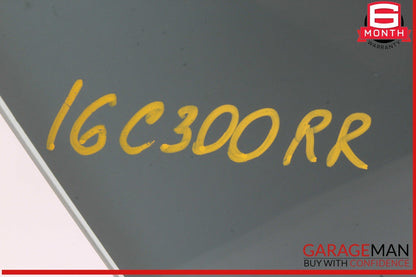 15-21 Mercedes W205 C300 C400 Rear Right Side Door Window Glass OEM