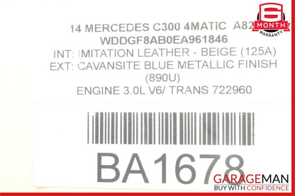 10-16 Mercedes W204 C300 SLK250 E350 Sirius Satellite Radio Receiver Module OEM