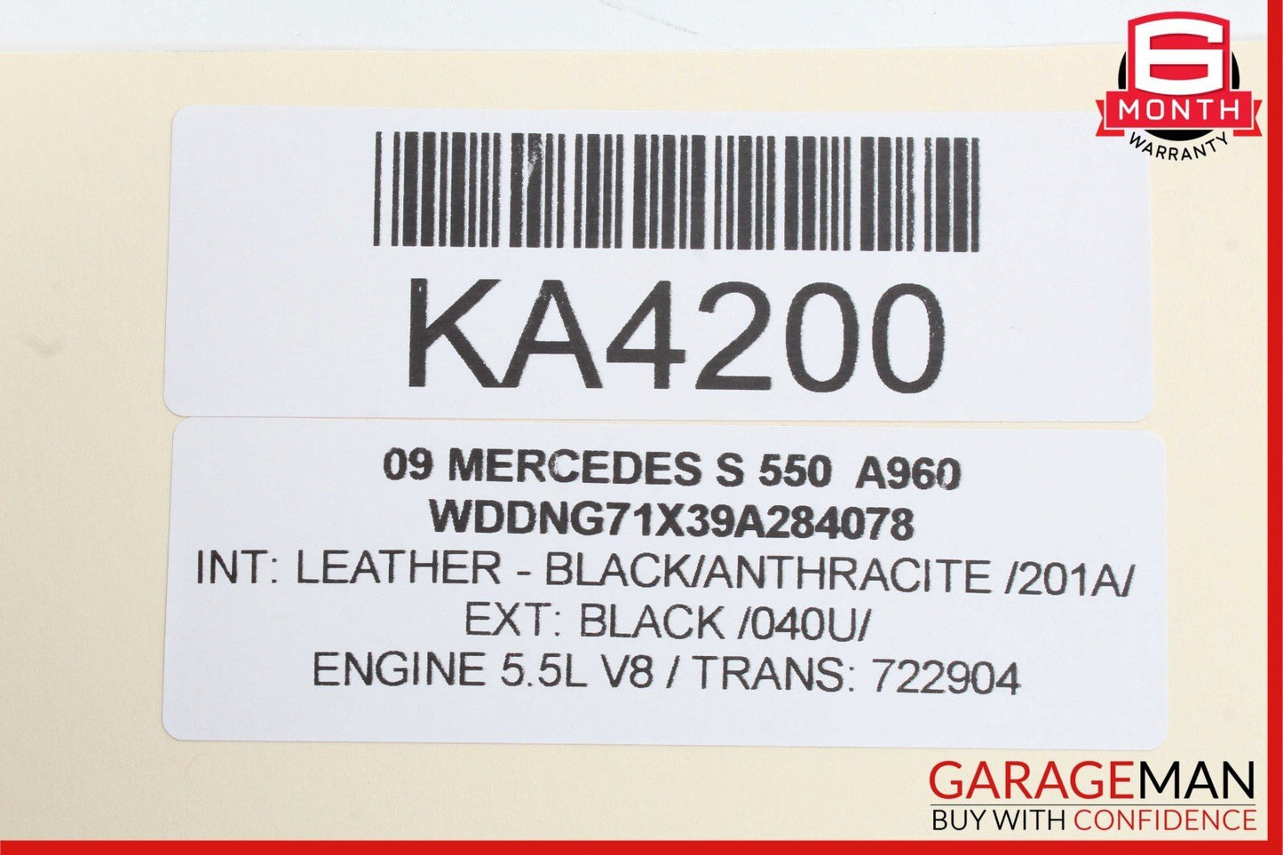 07-09 Mercedes W221 S550 Front Right Side Seatbelt Seat Belt Retractor Assembly