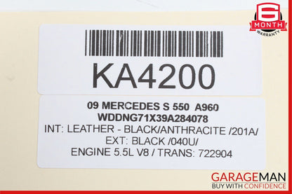 07-09 Mercedes W221 S550 Front Right Side Seatbelt Seat Belt Retractor Assembly