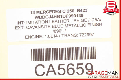 12-16 Mercedes W204 C350 In Dash GPS Navigation LCD Display Screen Monitor OEM