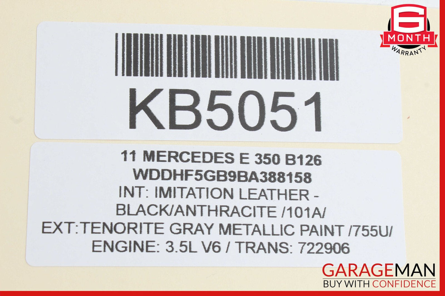 08-18 Mercedes W212 E350 C350 C63 AMG Front Right Door Lock Latch Actuator OEM