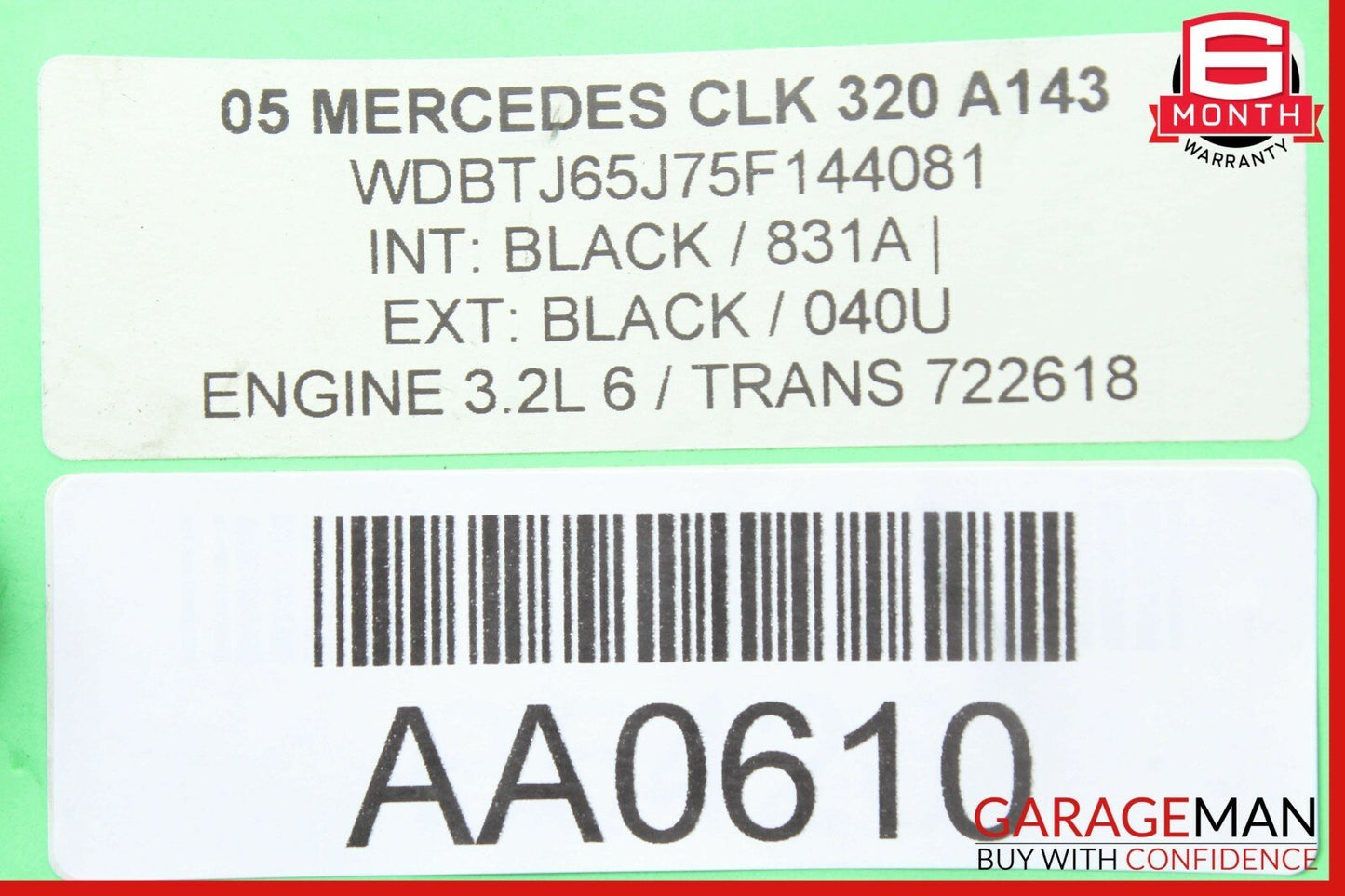 03-08 Mercedes CLK320 E63 AMG Sirius Satellite Radio Receiver Control Module OEM