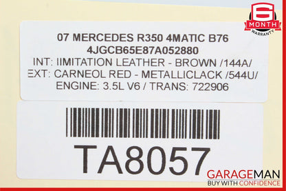 06-13 Mercedes W251 R350 R320 R500 Front Right Axle CV Drive Shaft Driveshaft