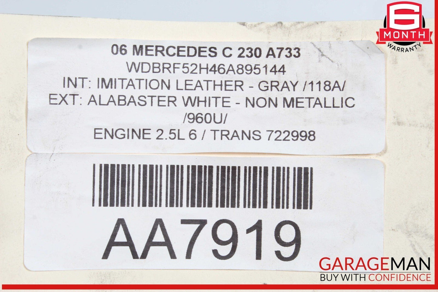01-09 Mercedes W203 C230 C240 C320 Engine Cooling Radiator 62689A OEM