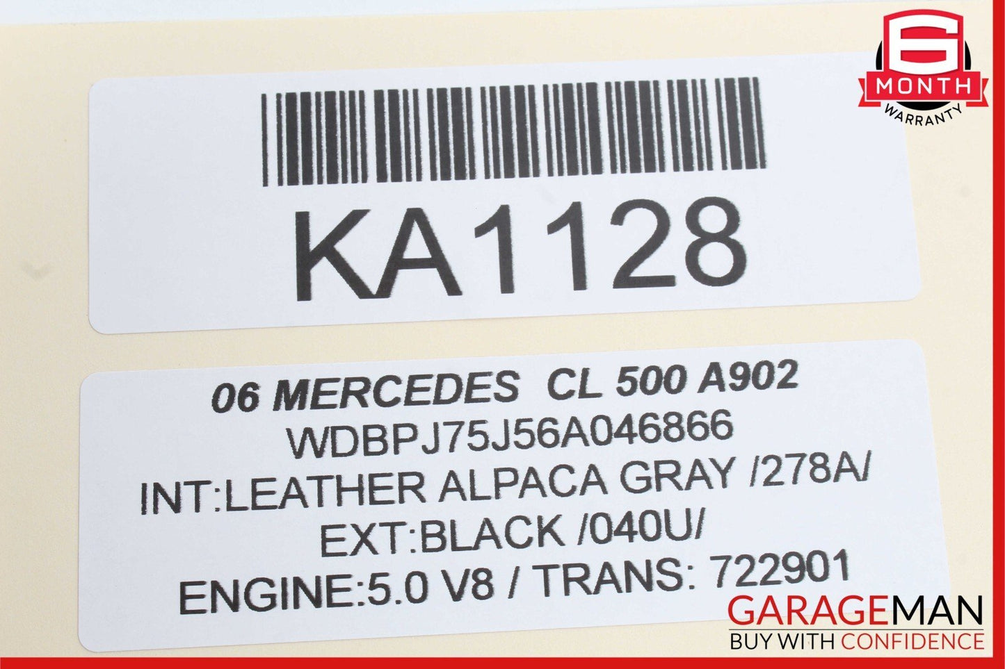 00-06 Mercedes W215 CL500 S500 Front Right Side Exterior Door Handle Black OEM