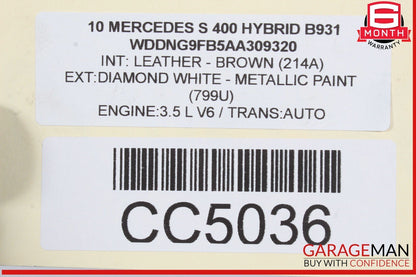 11-14 Mercedes W221 S63 CL63 AMG 5.5L V8 Rear Axle Diff Differential Carrier OEM