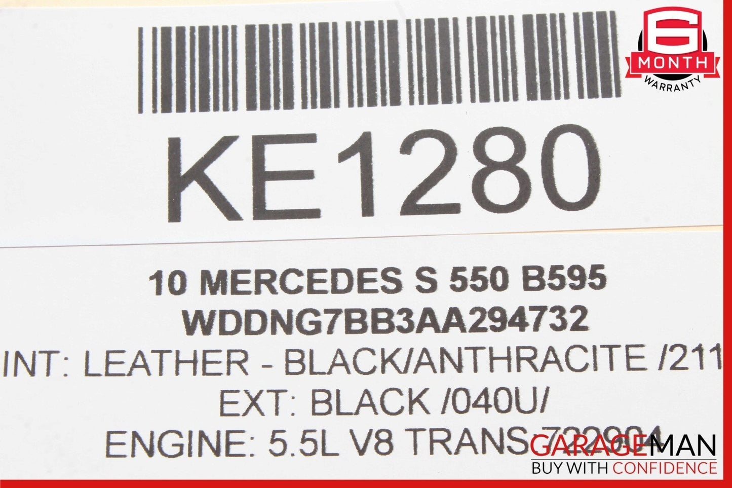 07-14 Mercedes W221 S550 CL550 Left Side Dashboard AC A/C Air Vent Black OEM