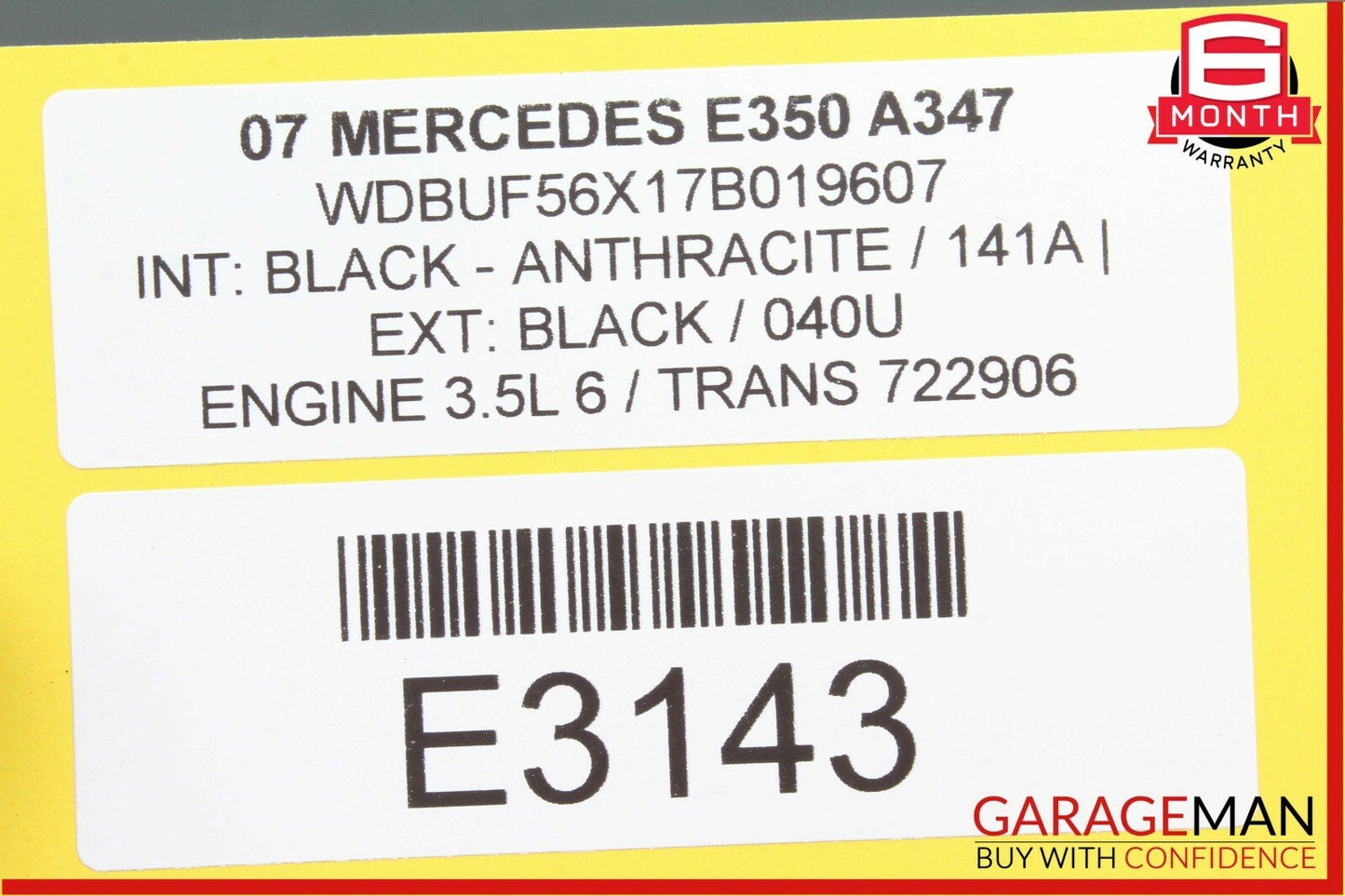 03-09 Mercedes W211 E550 E350 Front Left Door Lock Latch Actuator Mechanism OEM