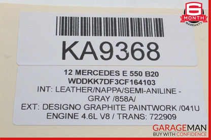 12-18 Mercedes W212 E550 CLS550 4.6L Right Exhaust Pipe Adapter 2781400808 OEM