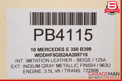 08-18 Mercedes E350 C250 E250 SLK350 Engine Radiator Cooling Fan Motor Assembly